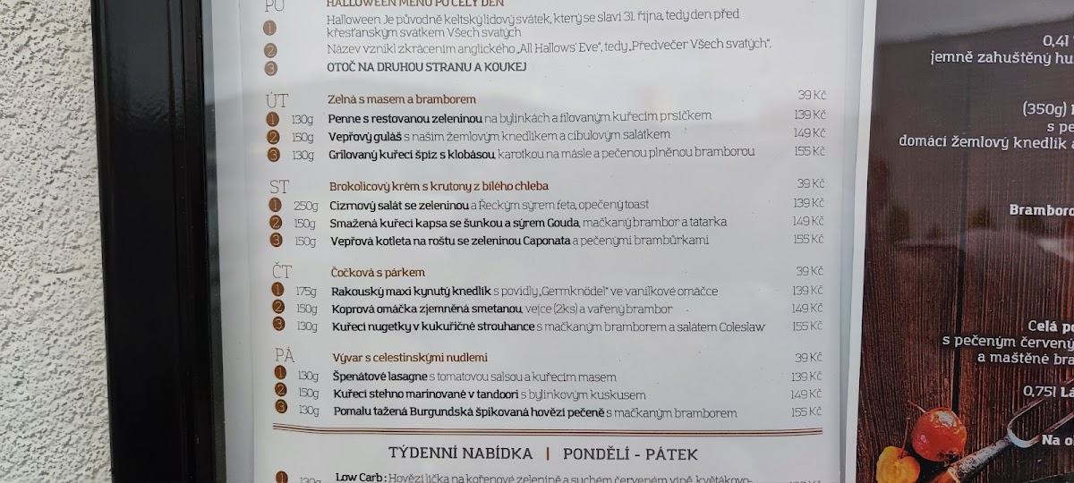 Menu Restaurace Hnizdo-2